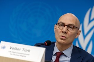 Le Haut commissaire aux droits de l'homme Volker Türk estime que les sanctions américaines contre des ONG palestiniennes favorisent la perpétration de crimes internationaux (archives). KEYSTONE/SALVATORE DI NOLFI